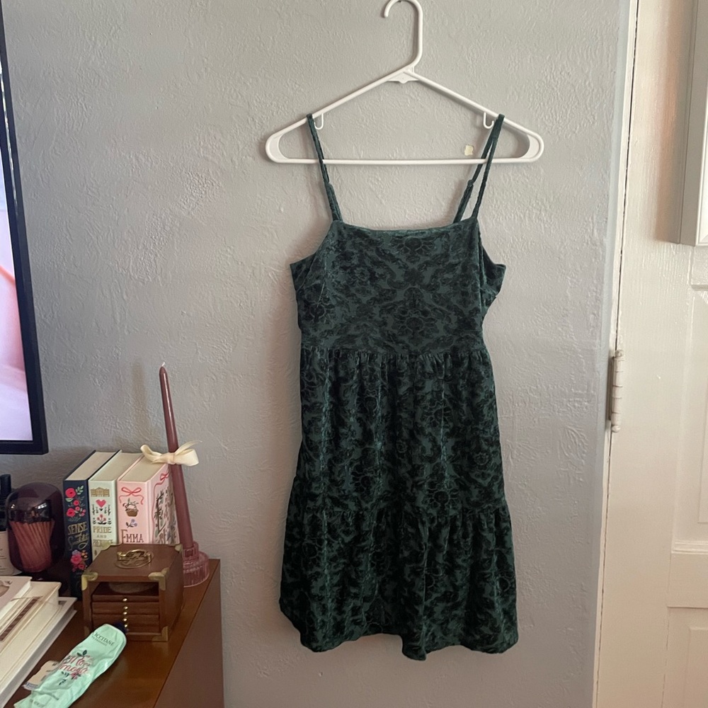 Crushed Velvet Mini Dress